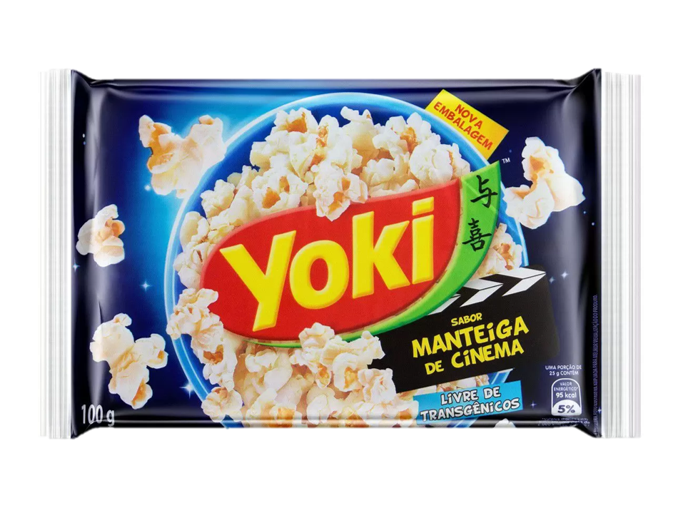 PIPOCA P/MICRO-ONDAS YOKI M.CINEMA 100G