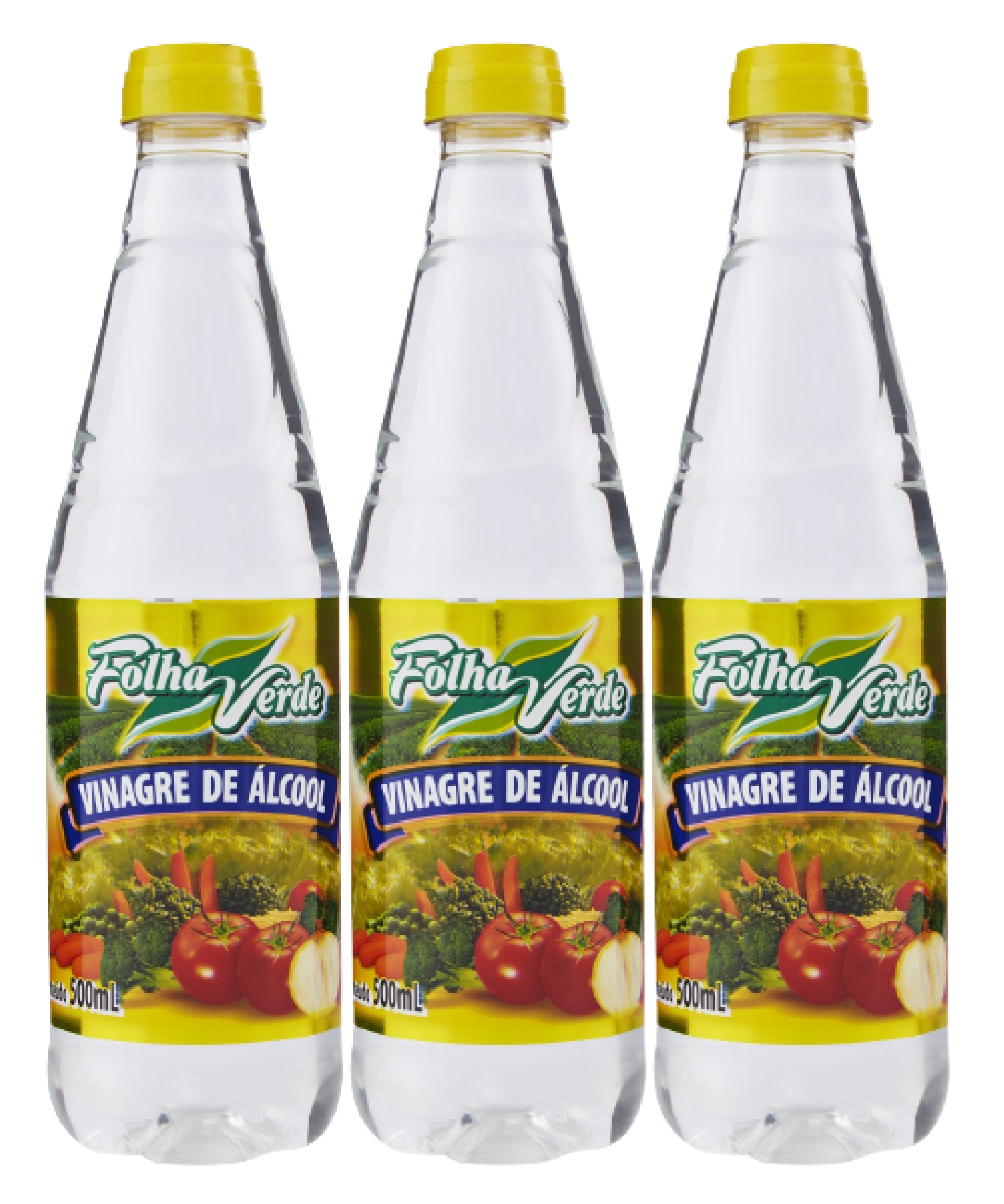 VINAGRE ALCOOL FOLHA VERDE 500ML