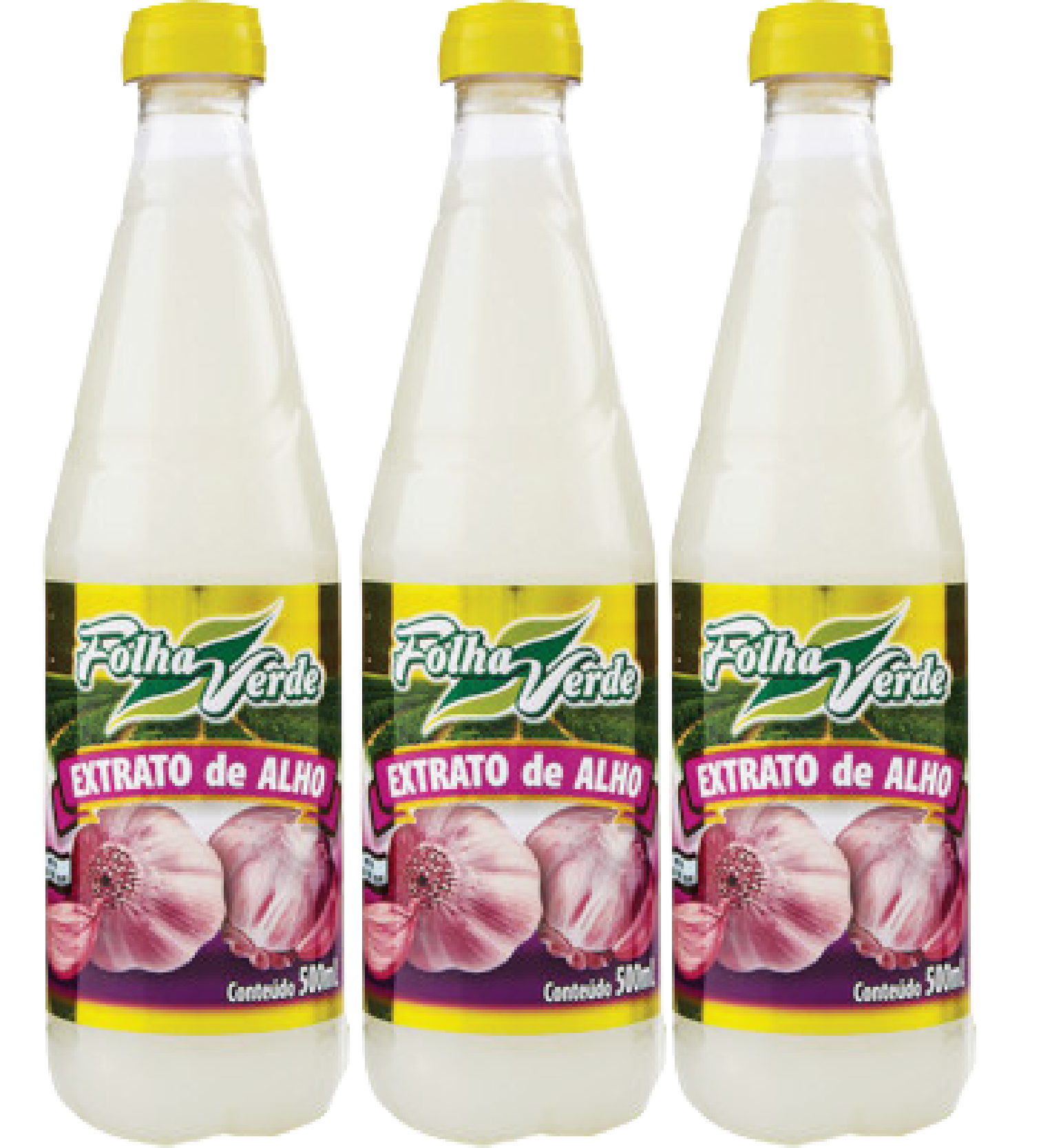 EXTRATO DE ALHO 500ML FOLHA VERDE