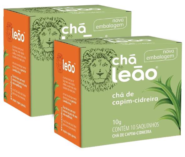 CHA LEAO CAPIM CIDREIRA 10G