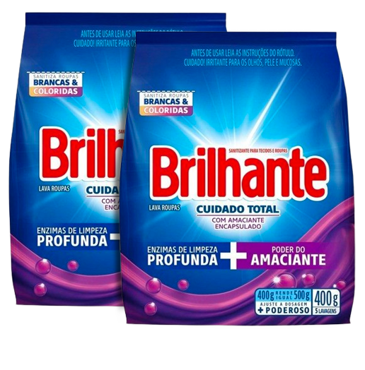 SABAO EM PO BRILHANTE 400G LILAS CUID T.