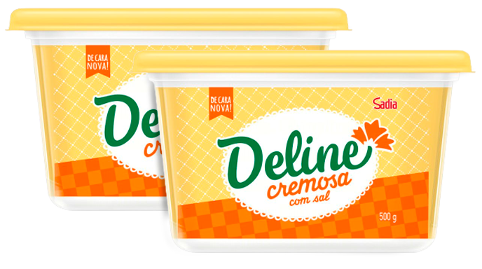 MARG.DELINE CREMOSA C/SAL 500G