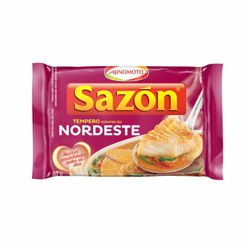 SAZON 60G DO NORDESTE P/CARNE/AVES/PEIXE