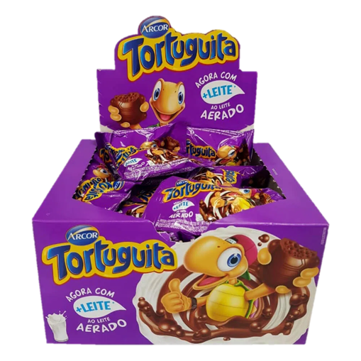 TORTUGUITA ARCOR AO LEITE AERADO 11,5G