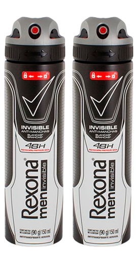 DES.REXONA AERO MEN.INVISIBLE 150ML-90G