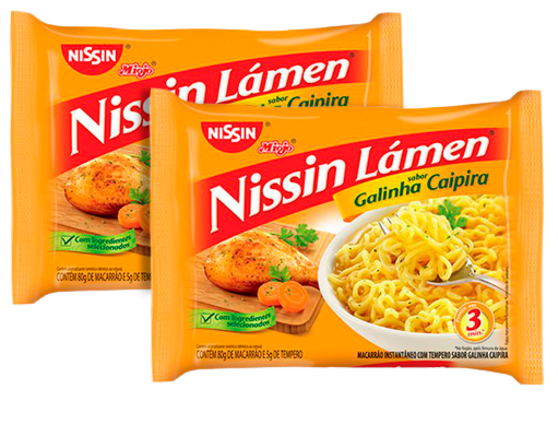 LAMEN NISSIN MIOJO GALINHA CAIPIRA 85G