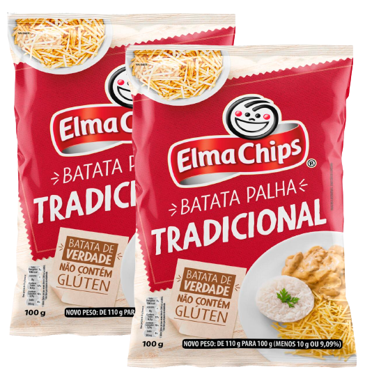 BATATA PALHA ELMA CHIPS TRADICIONAL 100G