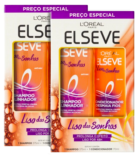 KIT ELSEVE SH 375ML+COND 170ML LONG SON