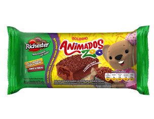 BOLINHO RICH ANIMADOS ZOO BRIGADEIRO 40G