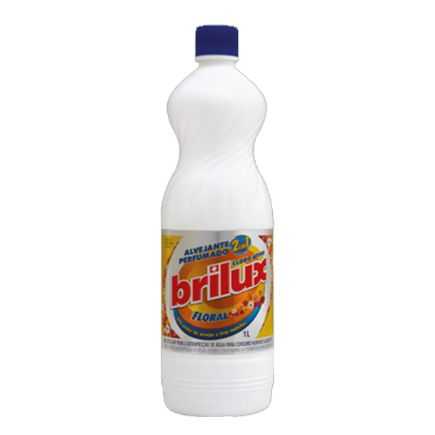 AGUA SANITARIA BRILUX PERF.FLORAL 1L