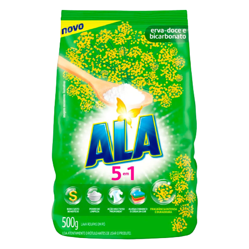 SABAO EM PO ALA 500G ERVA-DOCE E BICARB