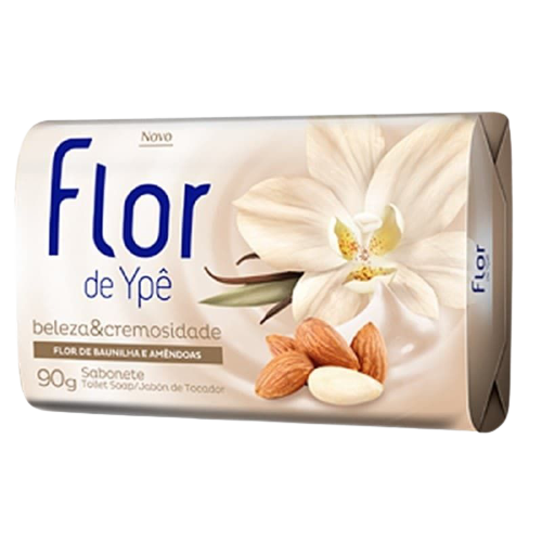 SAB FLOR YPE 85G BAUNILHA/AMENDOAS BEGE