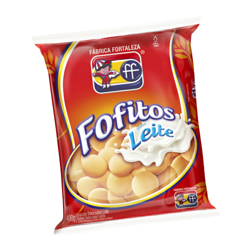 BISC FORTALEZA POP.FOFITOS LEITE 400G