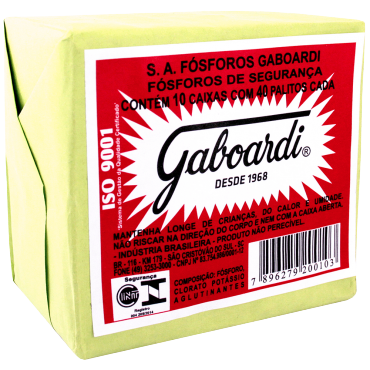 FOSFOROS GABOARDI MADEIRA C/10
