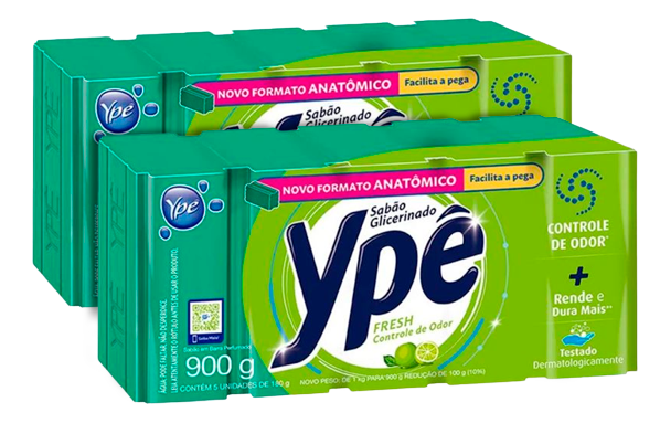 SABAO EM BARRA YPE VERDE 5X160G