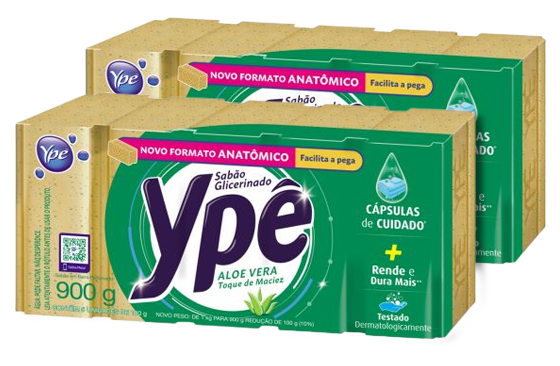 SABAO EM BARRA YPE ALOE VERA 5X160G