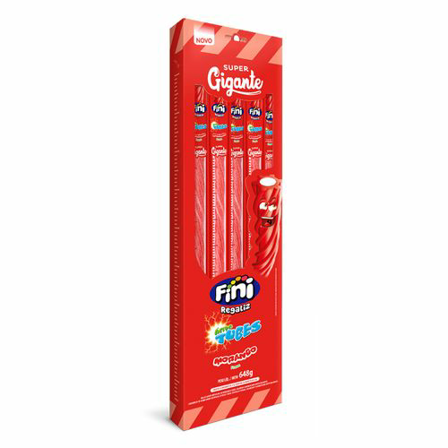 FINI TUBES GIGANTE MORANGO CITRICO 27G