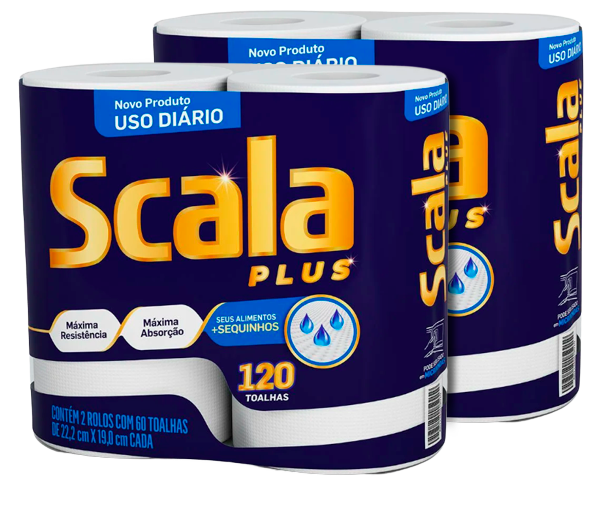 PAPEL TOALHA SCALA 2X60 TOALHAS