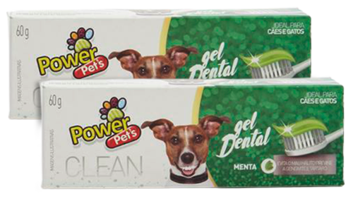 GEL DENTAL MENTA POWERPETS 60G