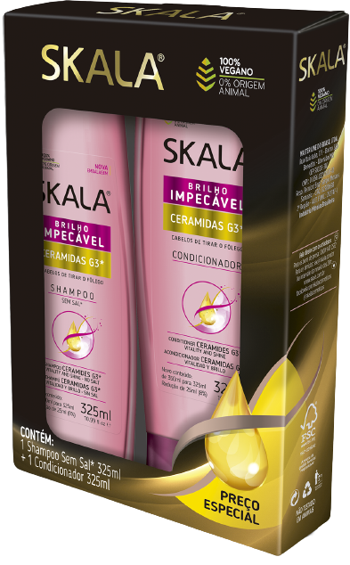 KIT SKALA SH 325ML+CO 200ML CERAMIDAS