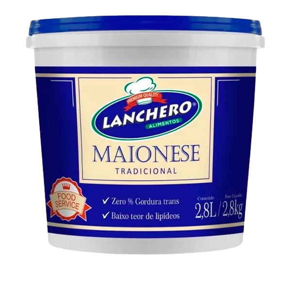MAIONESE LANCHERO BALDE 2,8KG