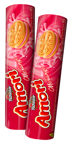 BISC RECH RICHESTER AMORI 125G MORANGO