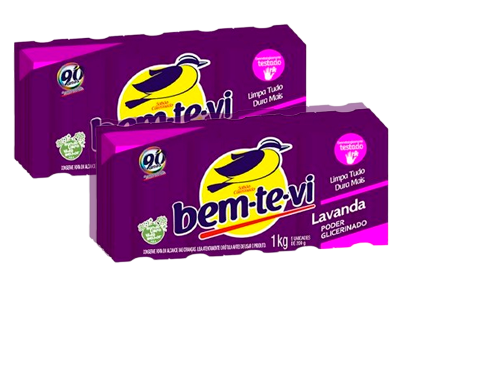 SABAO EM BARRA BEM-TE-VI 5X180G LAVANDA