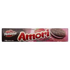 BISC RECH RICHESTER AMORI 125G CHOC/MORA