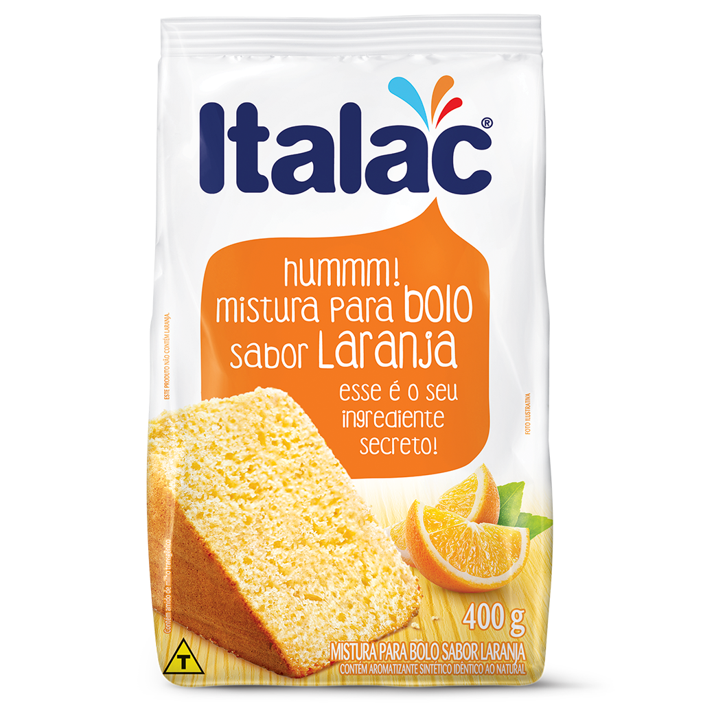 MIST P/BOLO ITALAC LARANJA 400G