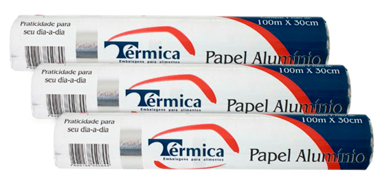 PAPEL ALUMINIO TERMICA 7,5M X 45CM