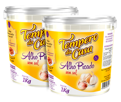 ALHO PICADO TEMP.CASA 1KG