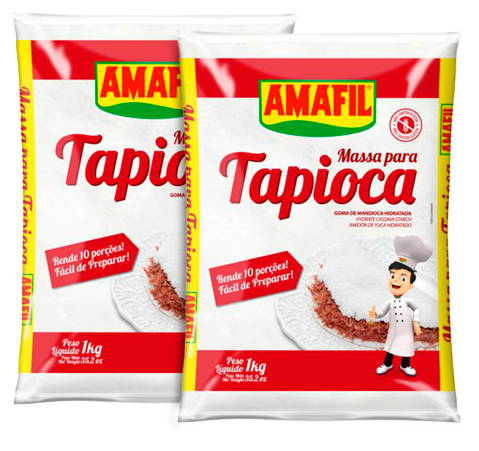 MASSA P/TAPIOCA AMAFIL HIDRATADA 1KG