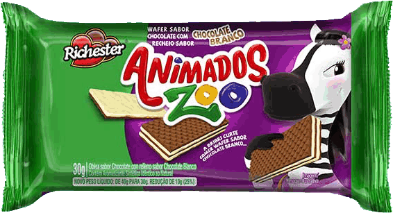BISC WAFER RICHESTER ANIMAD 30G CHOC BC
