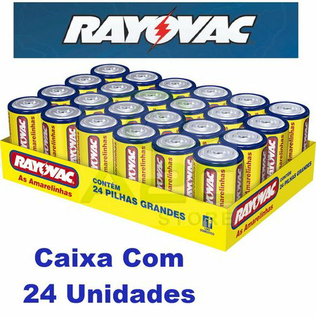 PILHA RAYOVAC GRANDE C/12 UN