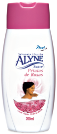 SAB LIQ ALYNE 200ML PETALAS ROSAS