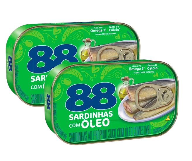 SARDINHA 88 EM OLEO 125G