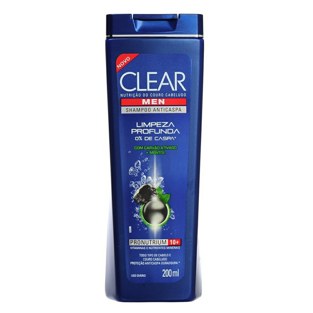 SH CLEAR 200ML MEN LIMPEZA PROFUNDA