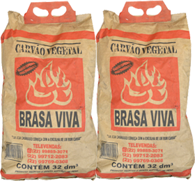 CARVAO VEGETAL BRASA VIVA PCT 3KG