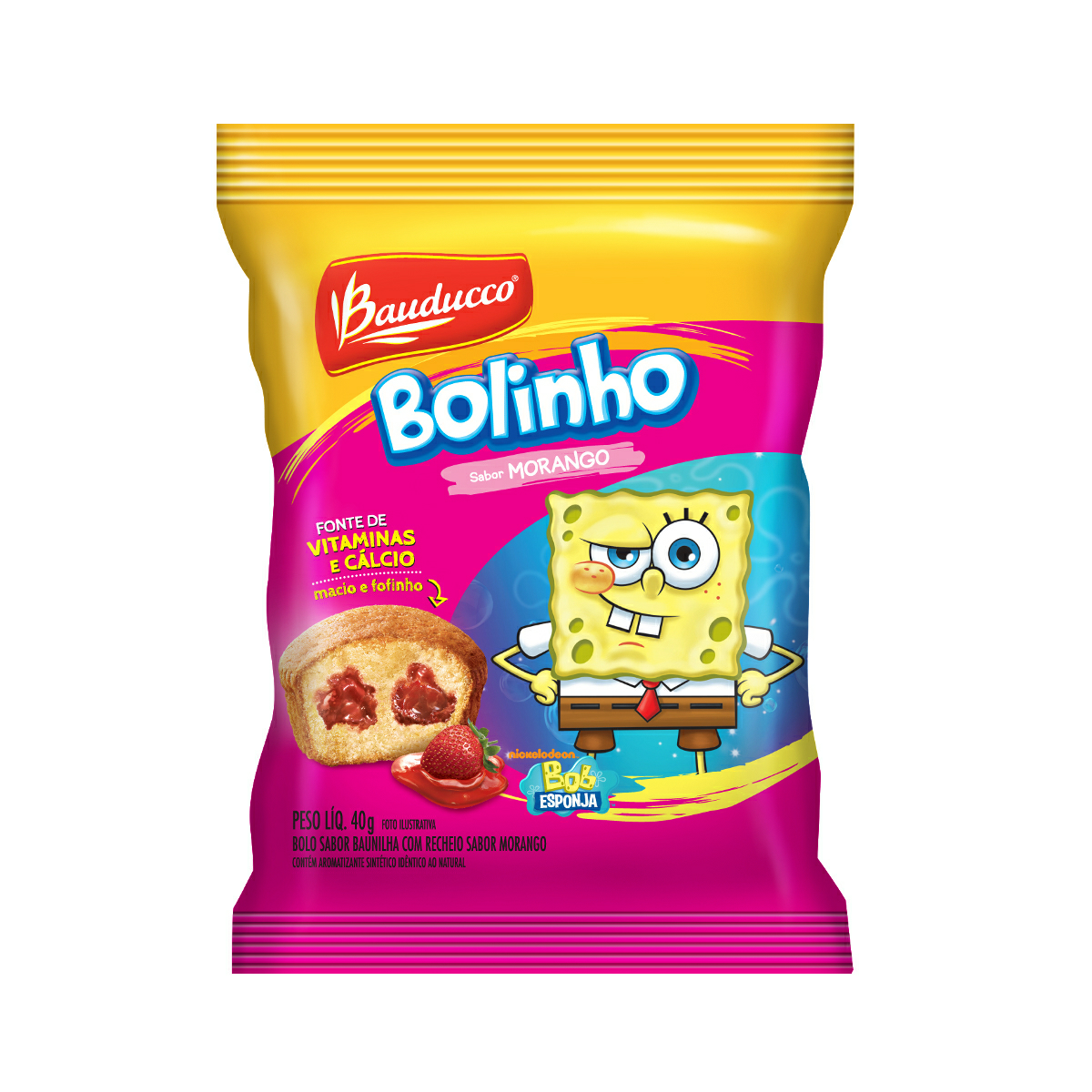 BOLINHO BAUDUCCO MORANGO 40G