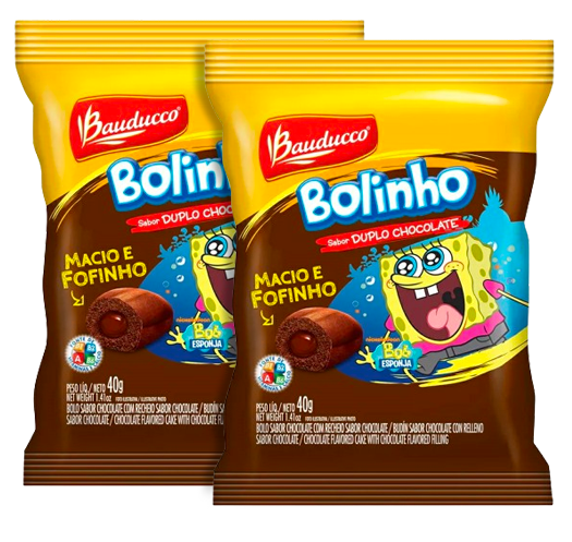 BOLINHO BAUDUCCO DUPLO CHOC 40G