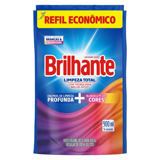 LAVA R.LIQ.BRILHANTE 900ML L.TOTAL SCH