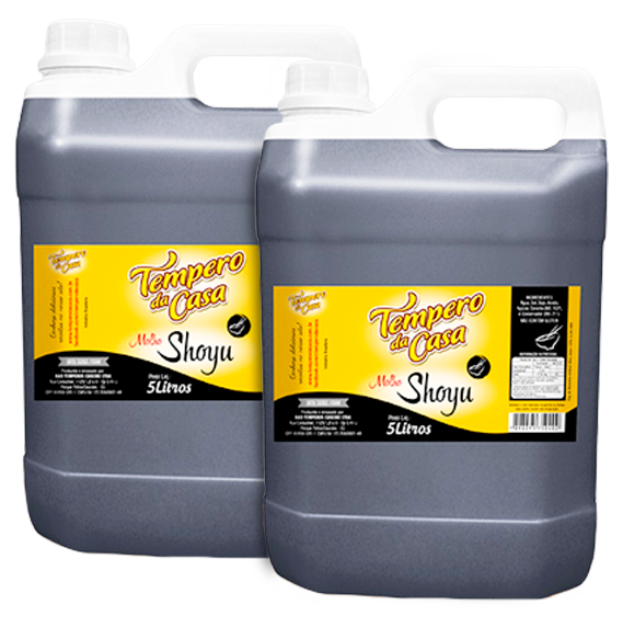 MOLHO SHOYU TEMPERO DA CASA 5L