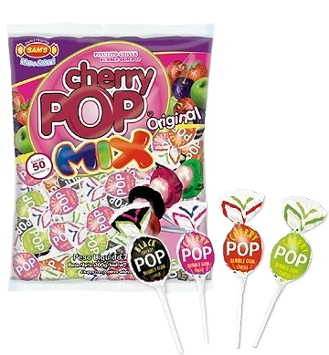 PIRULITO CHERRY POP MIX C/50