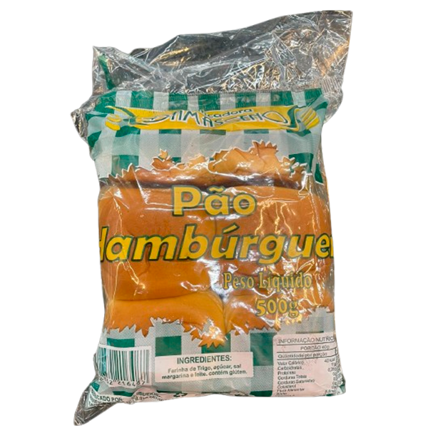 PAO HAMBURGUAO DAMACENO C/6 500G