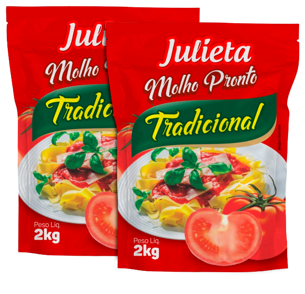 MOLHO TOMATE JULIETA TRADICIONAL 2KG