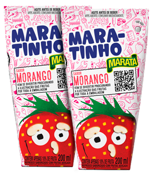 REFRESCO LIQ.MARA-TINHO MORANGO 200ML