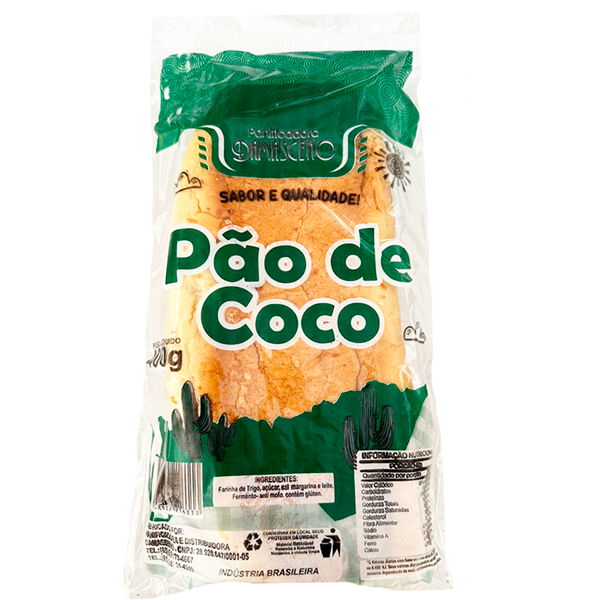 PAO DE COCO DAMACENO 400G