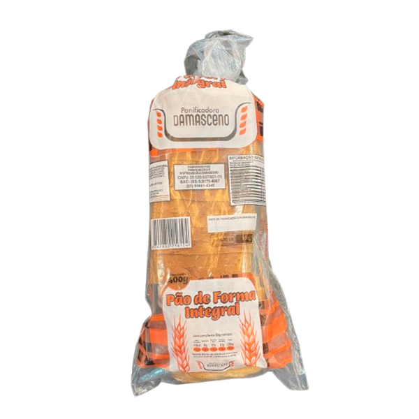 PAO DE FORMA DAMACENO INTEGRAL 400G