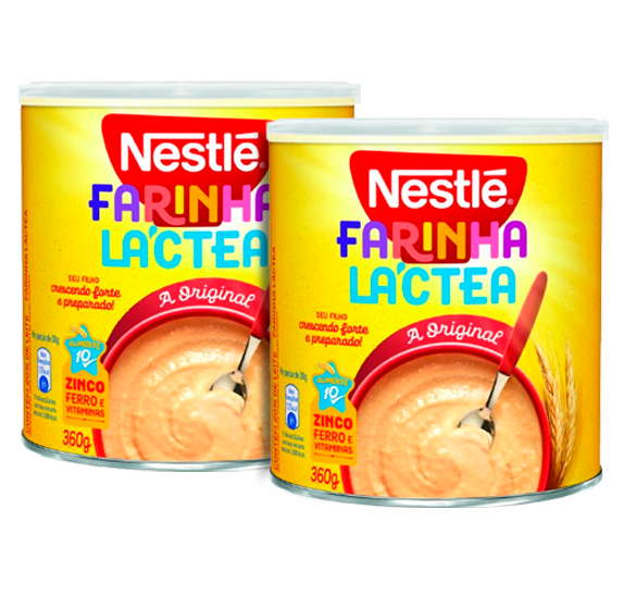 FARINHA LACTEA NESTLE ORIGINAL LATA 360G