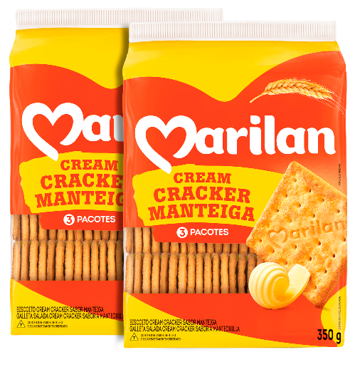 BISC CR.CRACKER MARILAN MANTEIGA 350G